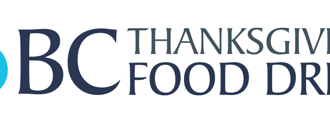 The BC Thanksgiving Food Drive is underway.