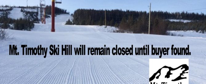 Mt. Timothy not expected to open for the season.