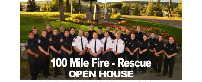 100 Mile Fire – Rescue hosting an open house October 14th