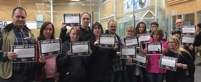 100 Mile House Wrangler fans Stand Up to Cancer at the the South Cariboo Rec. Centre