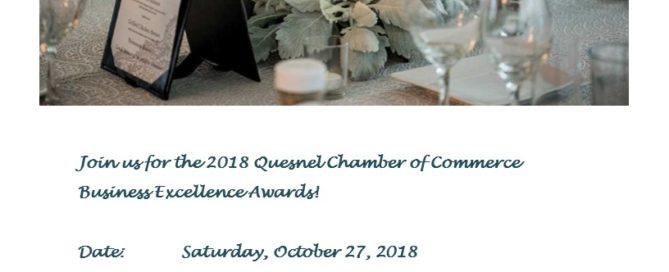 Happening in Quesnel and area October 5th - 15th 2018