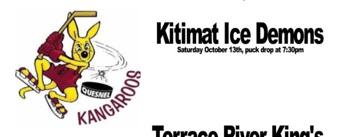 Quesnel Kangaroos HOME OPENER - DOUBLE HEADER WEEKEND