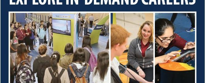 The WorkBC Find Your Fit Tour is an interactive student based event taking place at Peter Skene Ogden Secondary School.