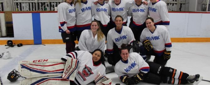 RE/MAX Young Guns took 1st Place this weekend at the Old Stars Hockey Tournament Women’s Division
