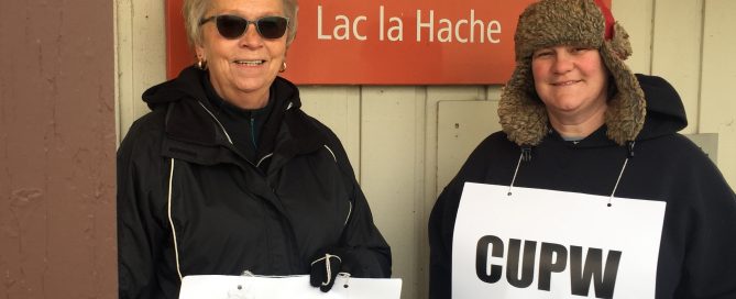 Back on the picket lines for Urban and RSMC Canada Post workers.