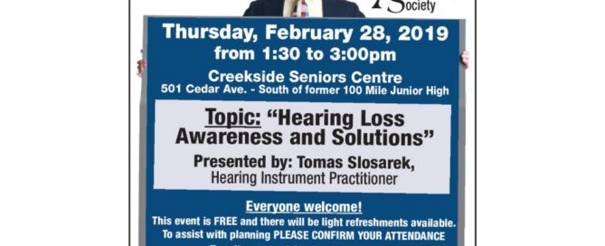 Happening in 100 Mile House and surrounding area February 20th - February 28th 2019