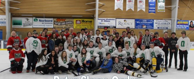 Peter Skene Ogden Grad Class win annual hockey fundraiser against the teachers