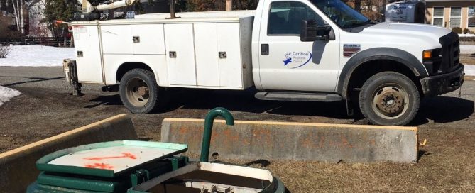 Red Bluff sewer experiencing high flows from spring runoff