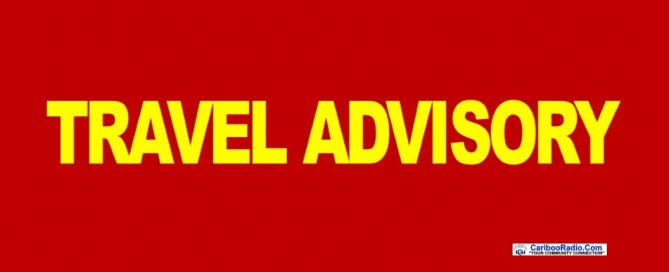 Travel Advisory for Ashcroft, Loon Lake Rd, Cache Creek Highway 99 - 1