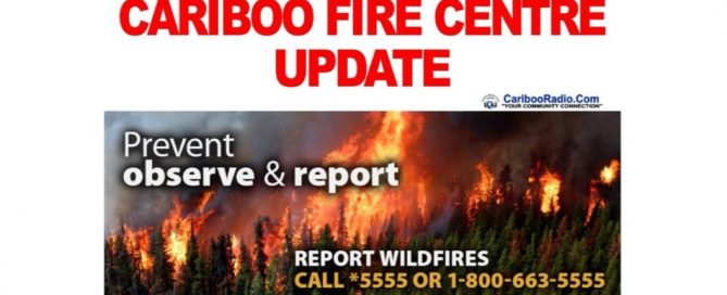 Category 2 open fires will be prohibited throughout the Cariboo Fire, effective at noon on Friday, May 10 2019