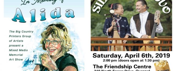 Quesnel and surrounding area events April 5th - April 23rd 2019