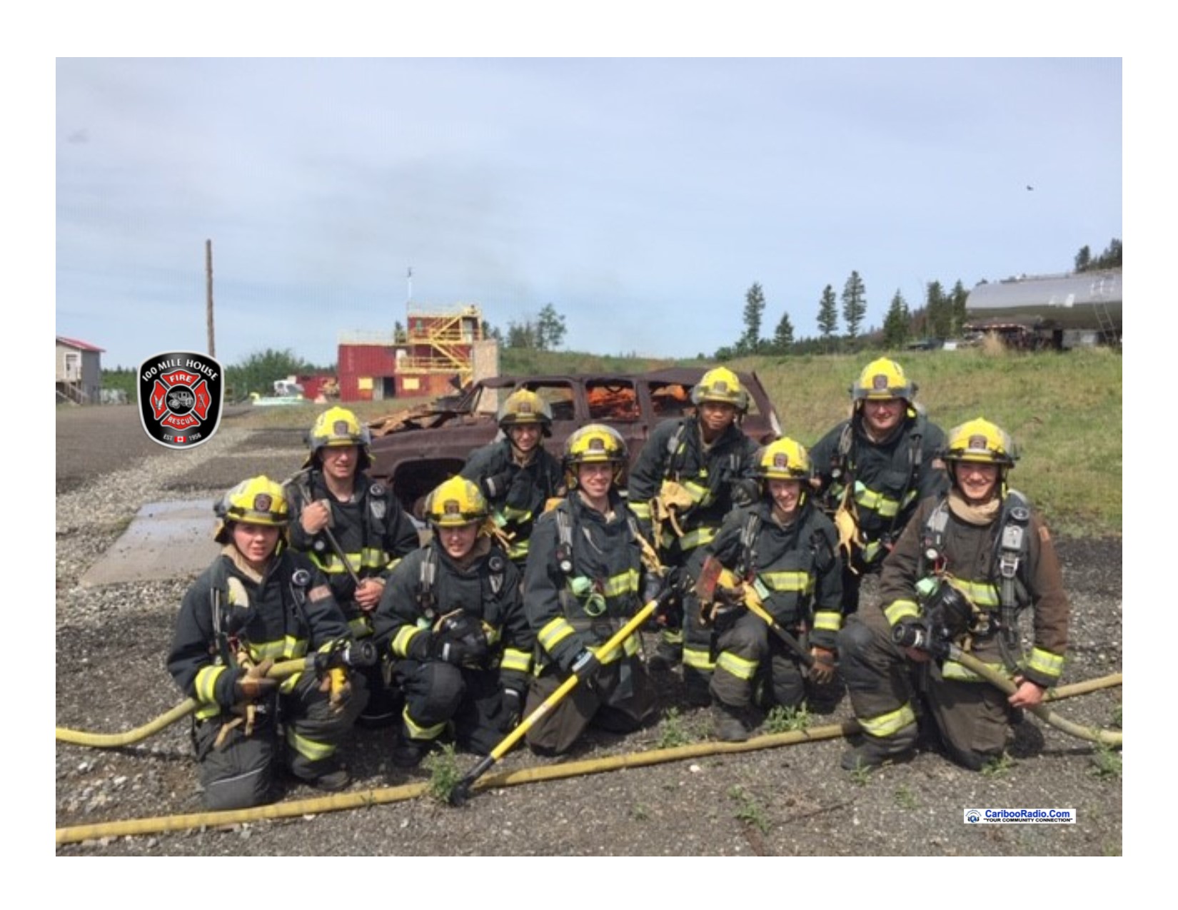 100 Mile Fire Rescue welcomes 10 new recruits to their team – Cariboo Radio