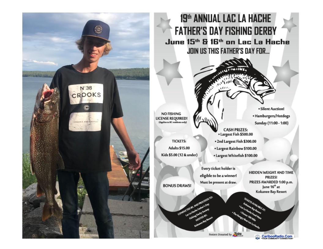 350 Tickets Sold for the 19th Lac La Hache Father's Day Fishing Derby –  Cariboo Radio