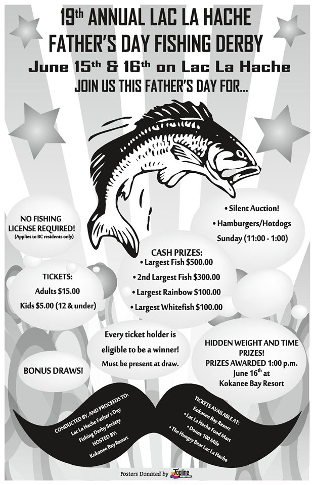 Lac La Hache Father’s Day Fishing Derby