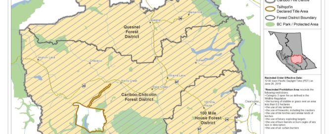 Category 2 open burning to be allowed in Cariboo June 26th 2019