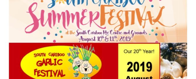100 Mile House and surrounding area events August 2nd - August 25th 2019