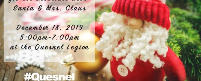 Happening in Quesnel and surrounding area December 13 - December 16th 2019