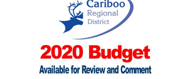 Cariboo Regional District's 2020 budget now available for review and comment
