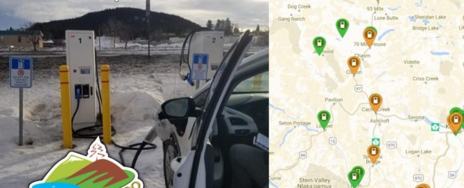 Electric Vehicle Charging Station Now Operational at thje South Cariboo Visitor Centre 100 Mile House