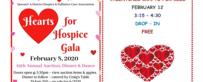 Happening in Quesnel and surrounding area February 7th - February 17th 2020