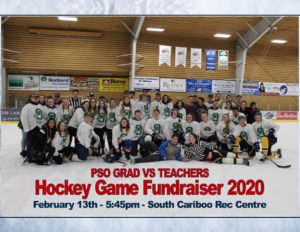 Peter Skene Ogden SS School Grad vs Teachers Hockey Game Fundraiser 2020