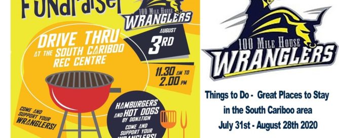 Things to do and great places to stay in the South Cariboo area July 31st - August 28th 2020