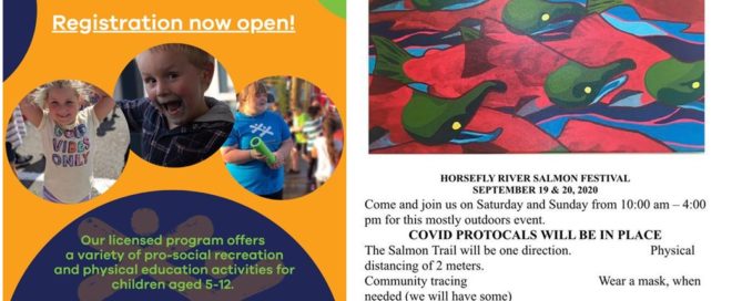 Happening in Williams Lake and area September 18th to September 24th