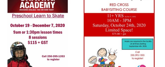 Happening is the South Cariboo area September 25th - October 24th 2020