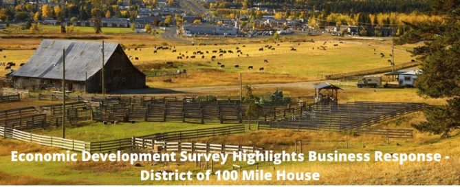 Economic Development Survey Highlights Business Response - District of 100 Mile House