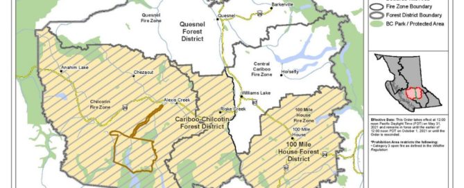 Category 3 Open Fire Prohibition Expanded - Cariboo Fire Centre